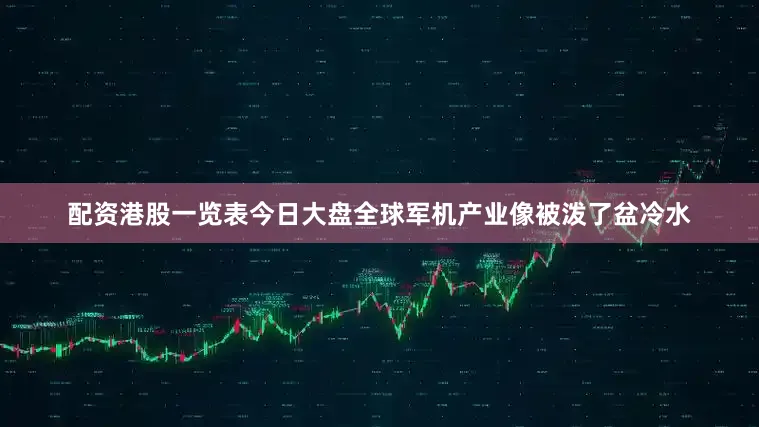 配资港股一览表今日大盘全球军机产业像被泼了盆冷水
